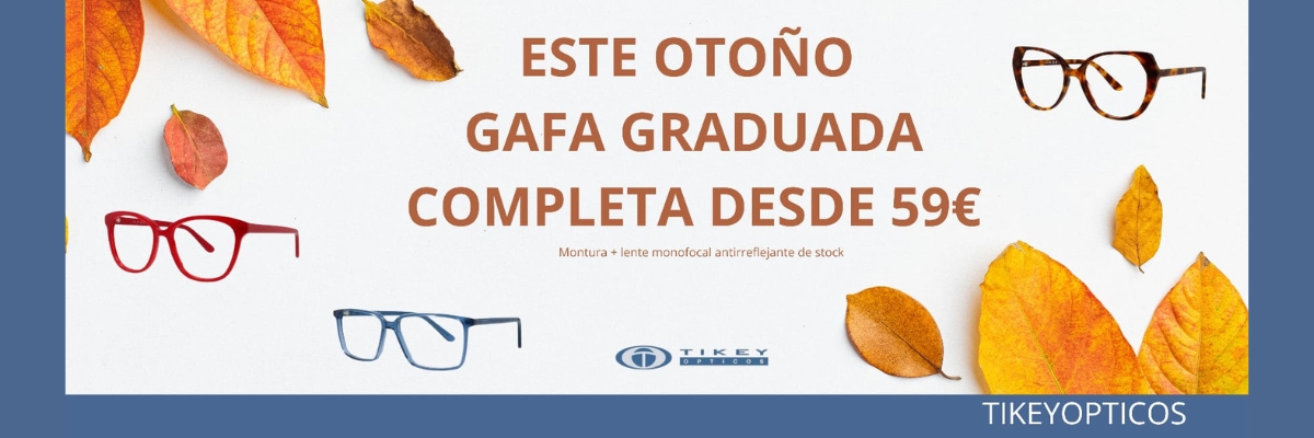 oferta graduación gafas otoño